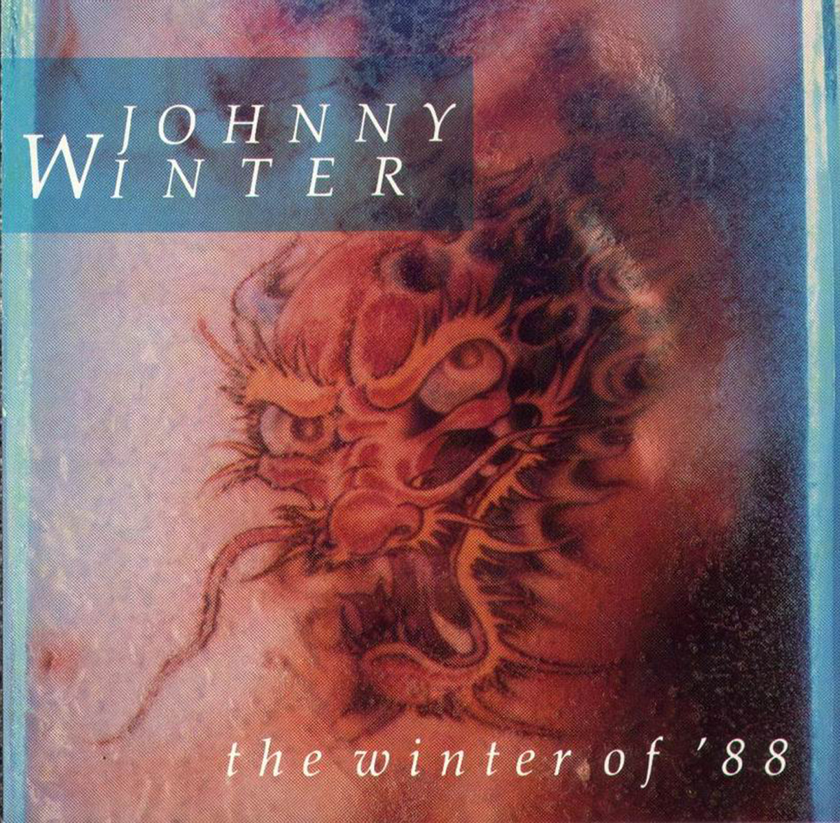 JOHNNY WINTER - Winter of '88 front cover photo https://vinyl-records.nl